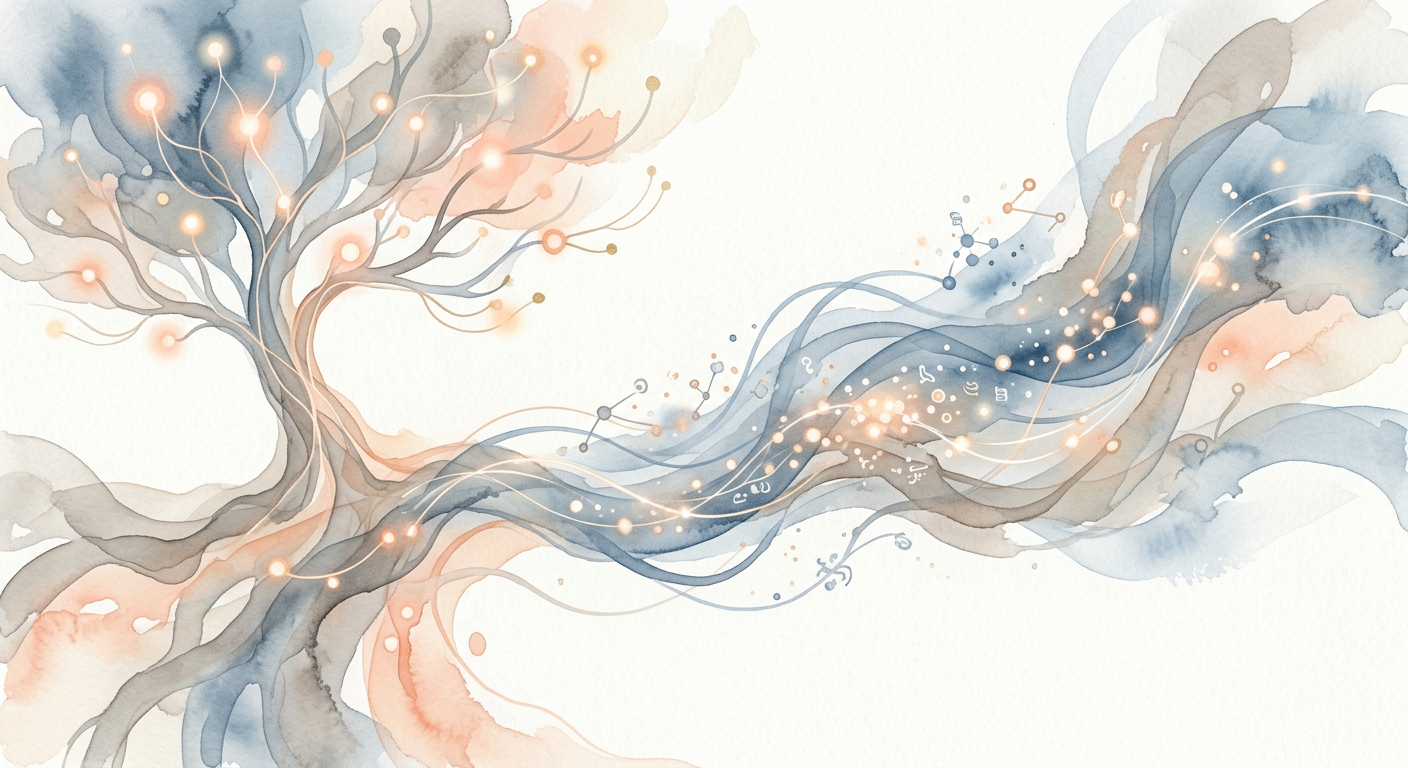 Futuristische Darstellung künstlicher Intelligenz und digitaler Transformation